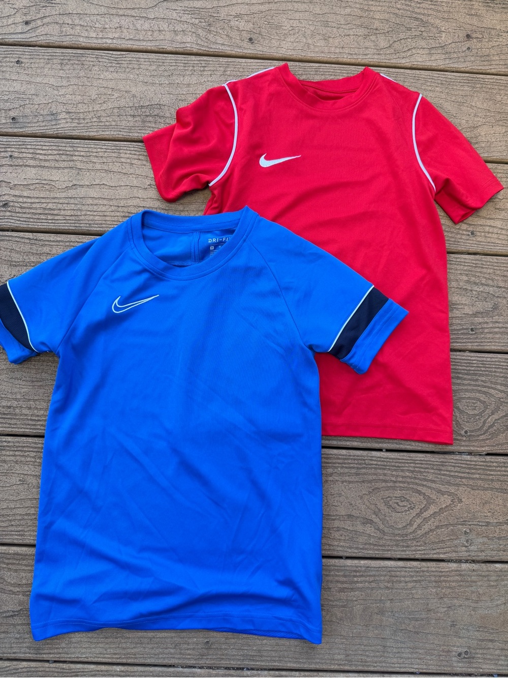 Nike Kids'  Short-Sleeve Tee - Blue & Red